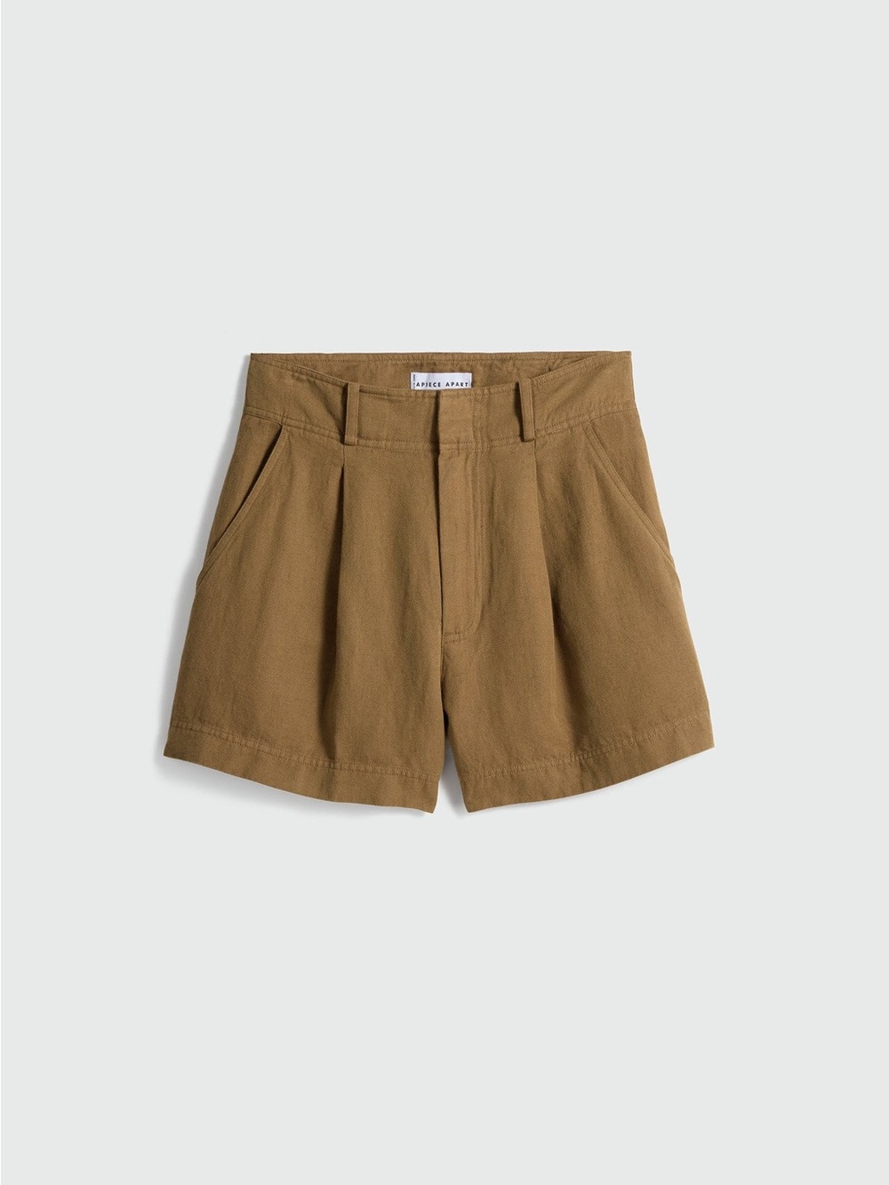 Apiece Apart Bari Shorts in Tobacco